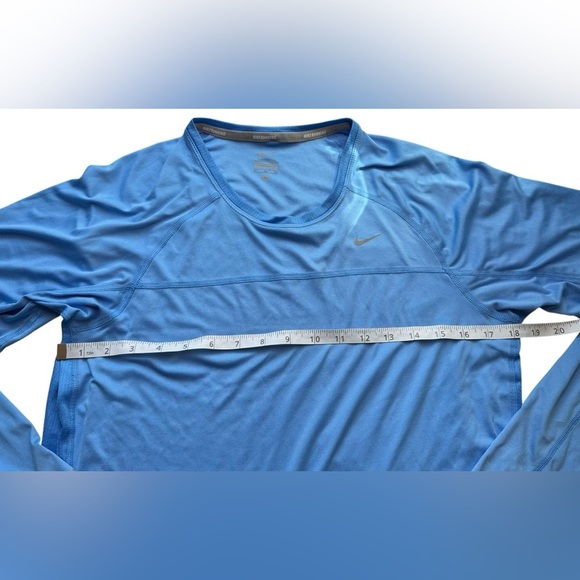 Nike Running Shirt in Sky Blue Size XL - Picture 3 of 4